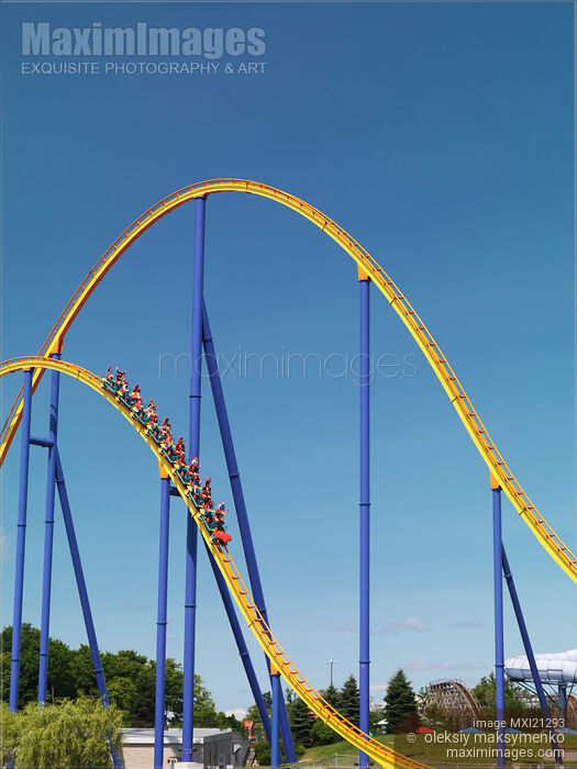 Stock photo of Roller Coaster Buy commercial use license at MaximImages