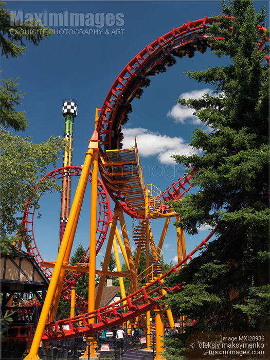 Stock photo of Roller Coaster Buy commercial use license at MaximImages
