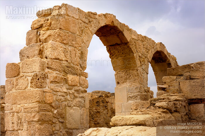 Roman Agora Archaeological Site of Kourion in Cyprus Stock photo of Roman Agora Archaeological Site of Kourion in Cyprus Buy commercial use license at MaximImages
