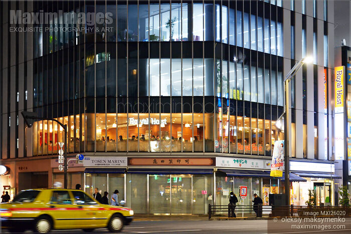 Stock photo of Royal Host family restaurant in Japan Buy commercial use license at MaximImages