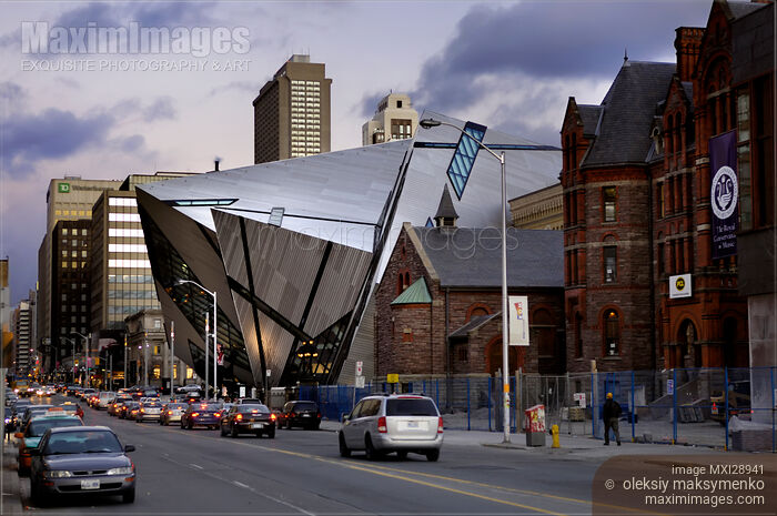 Stock photo of Royal Ontario Museum Michael Lee-Chin Crystal Buy commercial use license at MaximImages
