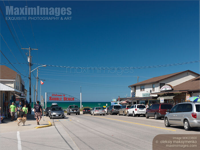 Stock photo of Sauble beach Ontario Canada Buy commercial use license at MaximImages