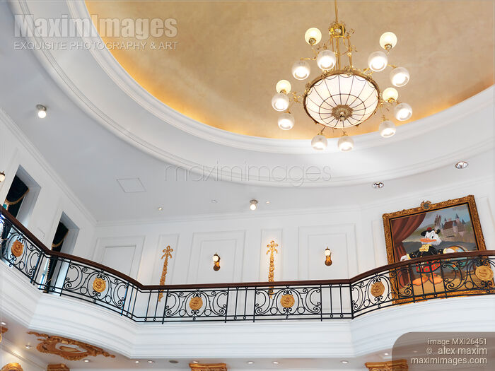Stock photo of Scrooge McDuck house at Disneysea Buy commercial use license at MaximImages