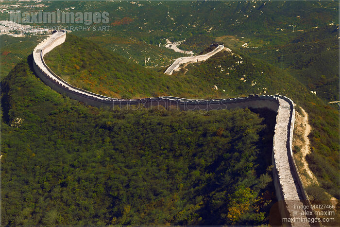 Section of the Great Wall of China Stock photo of Section of the Great Wall of China Buy commercial use license at MaximImages