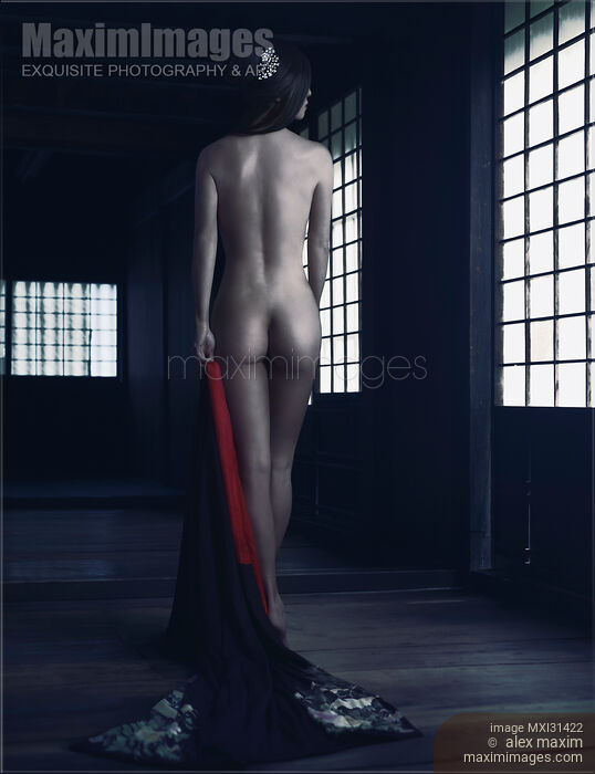 Sensual art nude photo of Japanese woman undressed in a dark house her nude back glowing in soft light of shoji screens Stock photo of Sensual art nude photo of Japanese woman undressed in a dark house her nude back glowing in soft light of shoji screens Buy commercial use license at MaximImages