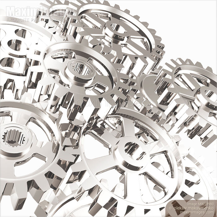 Set of Machine Gears Closeup Stock image of Set of Machine Gears Closeup Buy commercial use license at MaximImages