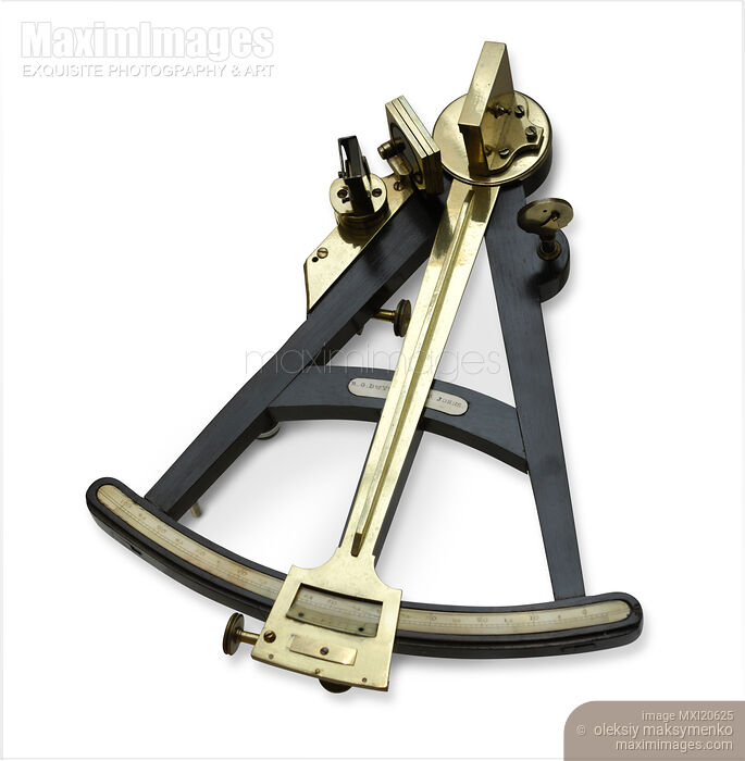 Stock photo of Sextant Buy commercial use license at MaximImages