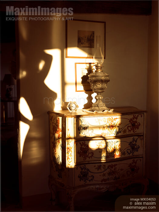 Stock photo of Shadow of a sensual nude woman body silhouette in window sunlight on a wall of an antique house Buy commercial use license at MaximImages