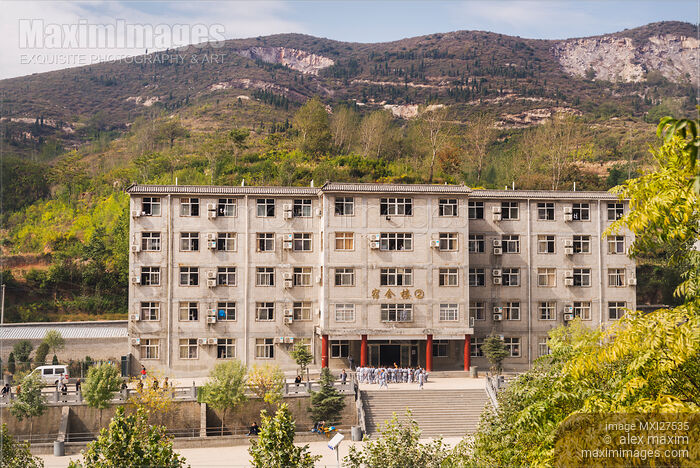 Stock photo of Shaolin Kung Fu school dormitory in China Buy commercial use license at MaximImages