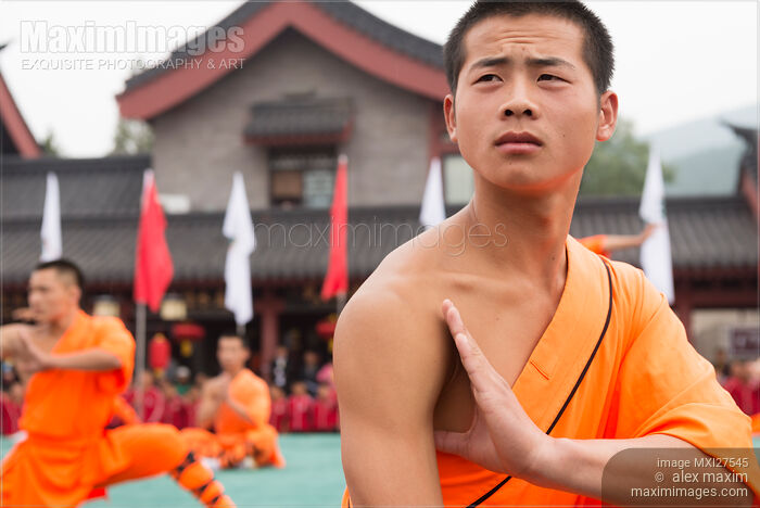 Stock photo of Shaolin Kung Fu student in Zhengzhou China Buy commercial use license at MaximImages