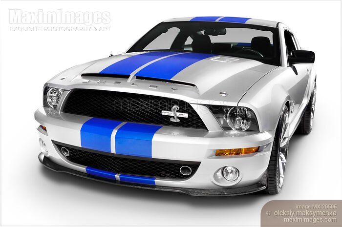 Stock photo of Shelby Ford GT500KR sports car Buy commercial use license at MaximImages