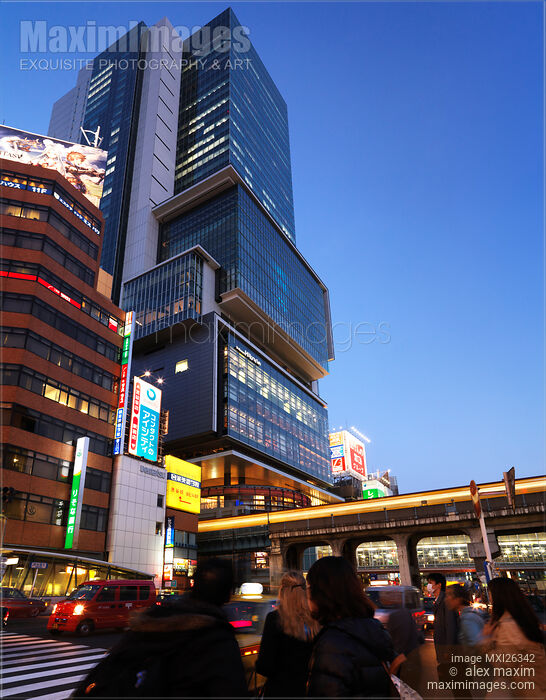 Shibuya Hikarie building in Tokyo Stock photo of Shibuya Hikarie building in Tokyo Buy commercial use license at MaximImages