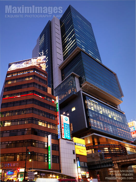 Stock photo of Shibuya Hikarie retail complex in Tokyo Buy commercial use license at MaximImages