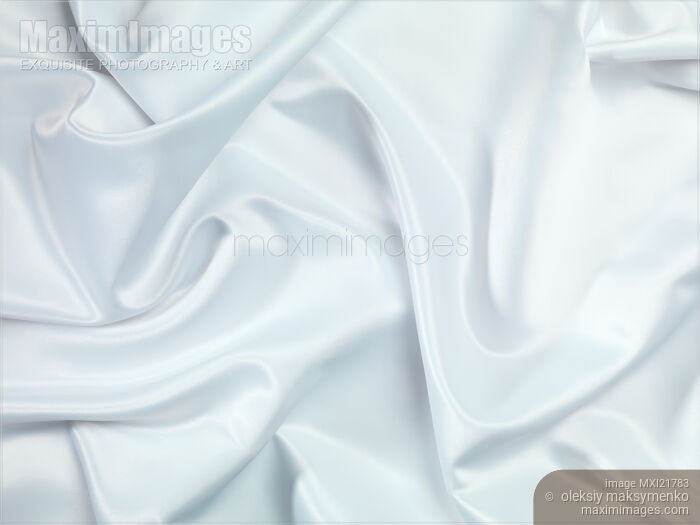Shiny White Silky Fabric Stock photo of Shiny White Silky Fabric Buy commercial use license at MaximImages