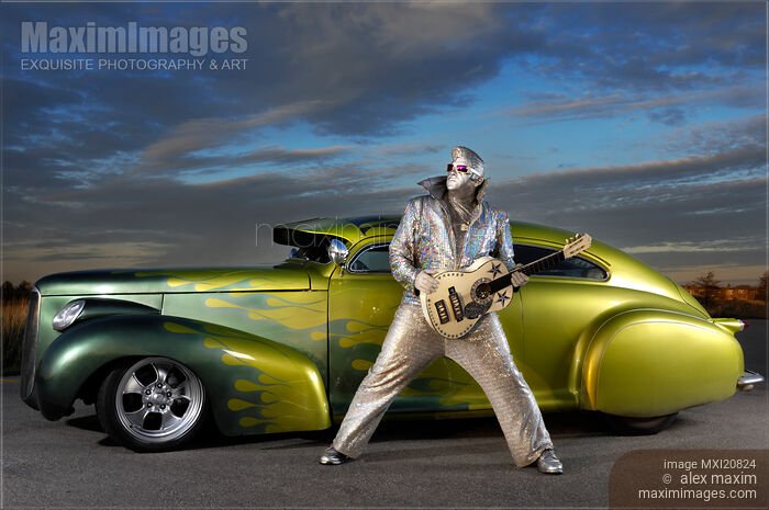 Silver Elvis Stock photo of Silver Elvis Buy commercial use license at MaximImages