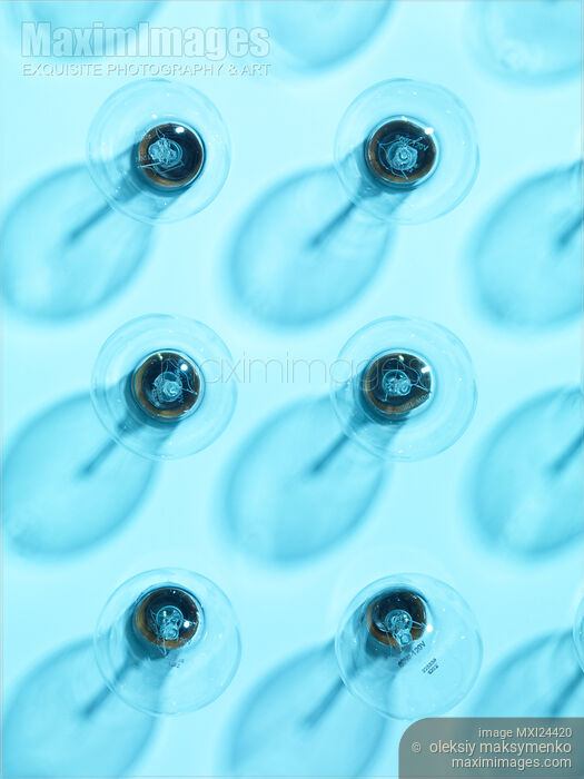 Six turned off incandescent light bulbs Stock photo of Six turned off incandescent light bulbs Buy commercial use license at MaximImages