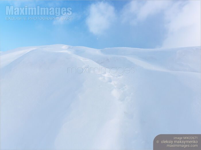 Snow Dunes Stock photo of Snow Dunes Buy commercial use license at MaximImages