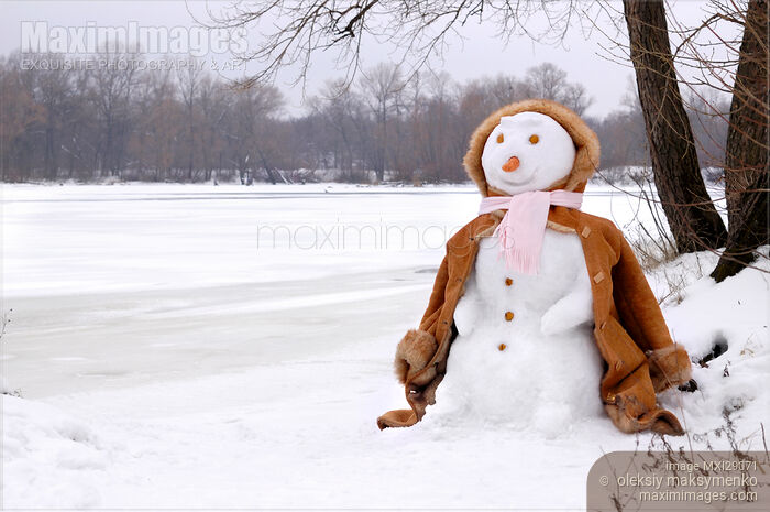 Snowman Stock photo of Snowman Buy commercial use license at MaximImages
