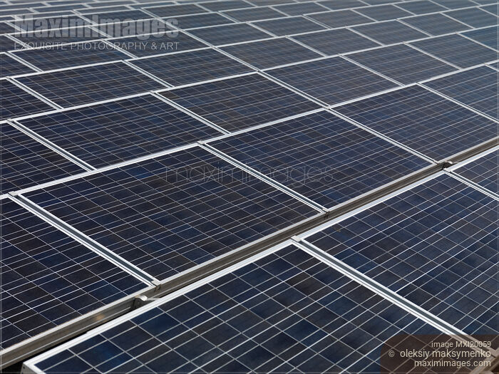 Stock photo of Solar Panels Buy commercial use license at MaximImages