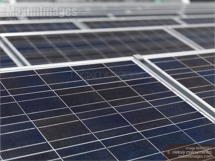 Stock photo of Solar Panels Buy commercial use license at MaximImages