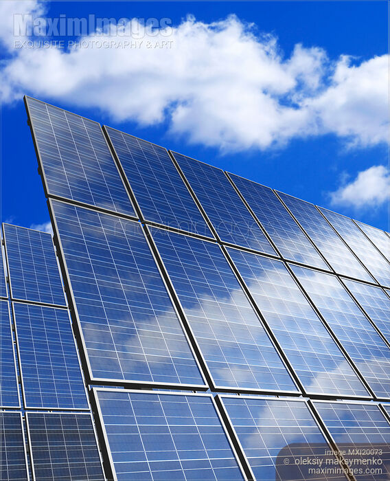 Solar Panels Stock image of Solar Panels Buy commercial use license at MaximImages