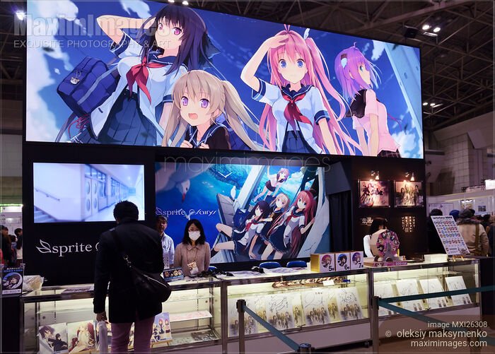 Stock photo of Sprite Fairys booth at Anime Fair AnimeJapan Buy commercial use license at MaximImages