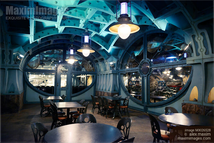 Stock photo of Steampunk fantasy theamed restaurant Buy commercial use license at MaximImages