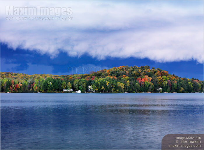 Storm Clouds over the Lake of Bays Stock photo of Storm Clouds over the Lake of Bays Buy commercial use license at MaximImages