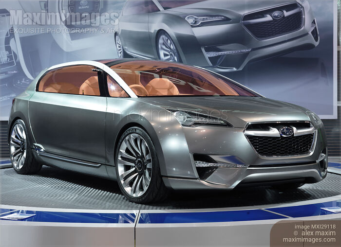 Subaru Hybrid Tourer Concept Car Stock photo of Subaru Hybrid Tourer Concept Car Buy commercial use license at MaximImages