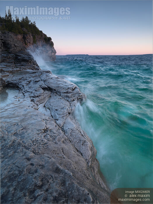 Sunrise over Georgian Bay, Ontario Stock photo of Sunrise over Georgian Bay, Ontario Buy commercial use license at MaximImages