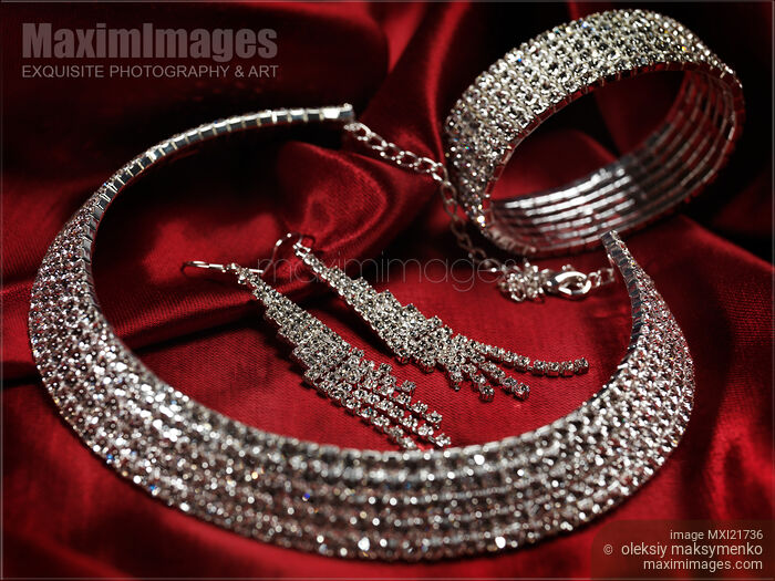 Swarovski Crystal Jewellery Stock photo of Swarovski Crystal Jewellery Buy commercial use license at MaximImages
