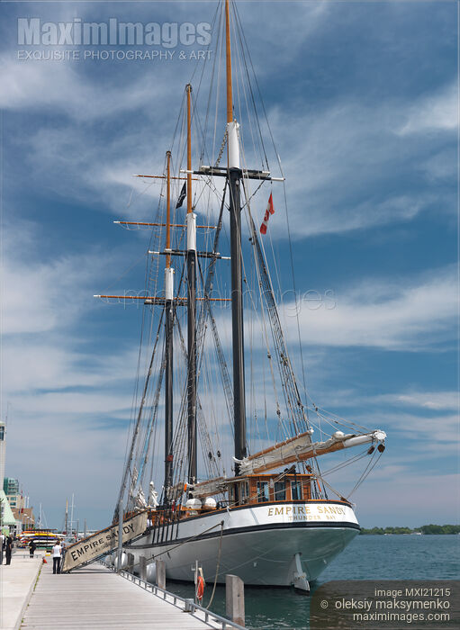 Tall Ship Empire Sandy in Toronto Harbour Stock photo of Tall Ship Empire Sandy in Toronto Harbour Buy commercial use license at MaximImages