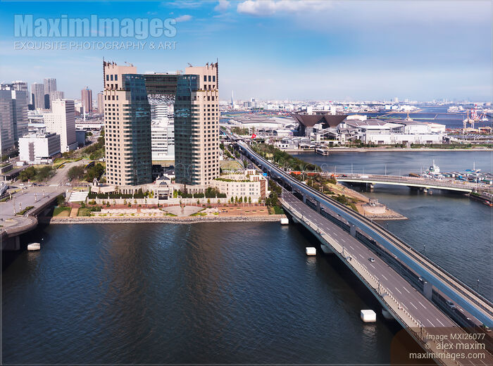 Telecom Center in Odaiba Tokyo Stock photo of Telecom Center in Odaiba Tokyo Buy commercial use license at MaximImages