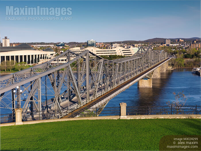 The Alexandra Interprovincial Bridge in Ottawa Stock photo of The Alexandra Interprovincial Bridge in Ottawa Buy commercial use license at MaximImages