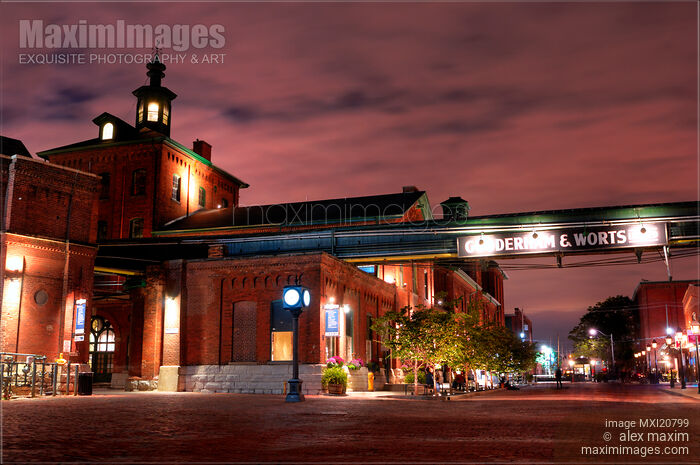 Stock photo of The Distillery Historic District in Toronto Buy commercial use license at MaximImages