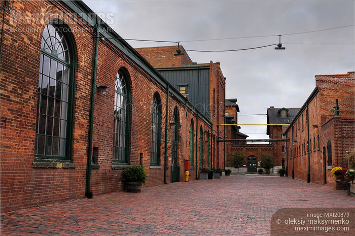 The Distillery Historic District in Toronto Stock photo of The Distillery Historic District in Toronto Buy commercial use license at MaximImages