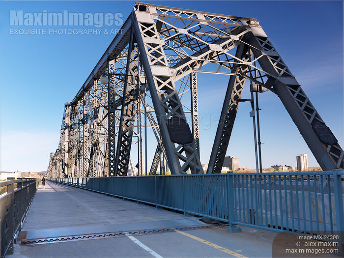 Stock photo of The Interprovincial Bridge in Ottawa Buy commercial use license at MaximImages