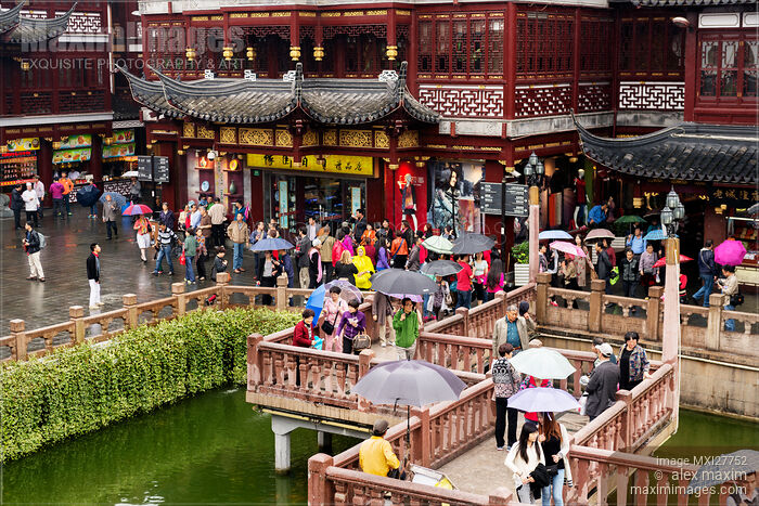 The Old Town Shanghai China Stock photo of The Old Town Shanghai China Buy commercial use license at MaximImages