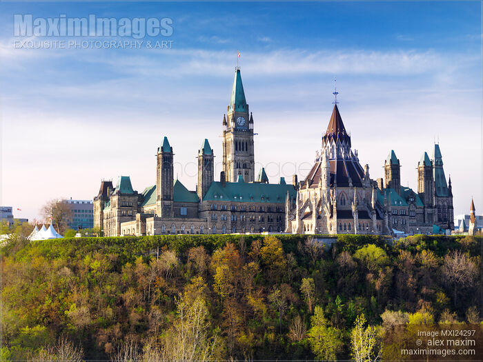 Stock photo of The Parliament Building in Ottawa Canada Buy commercial use license at MaximImages