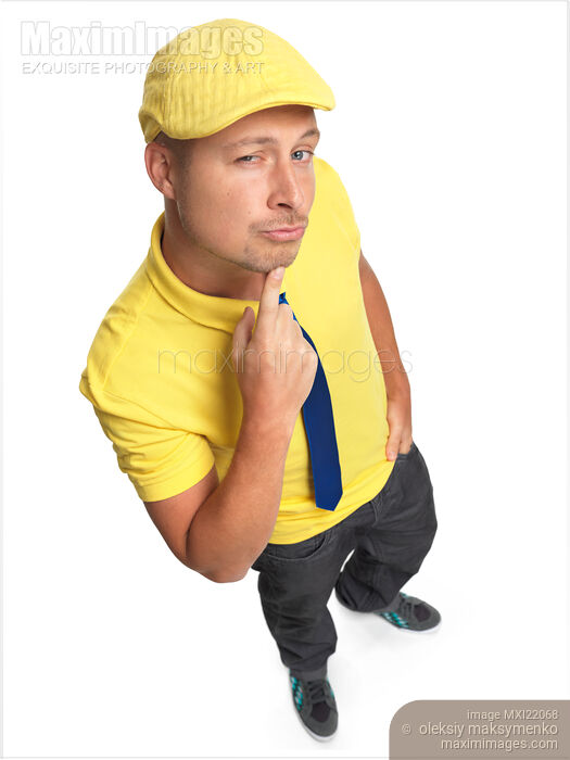 Stock photo of Thoughtful Young Man Buy commercial use license at MaximImages