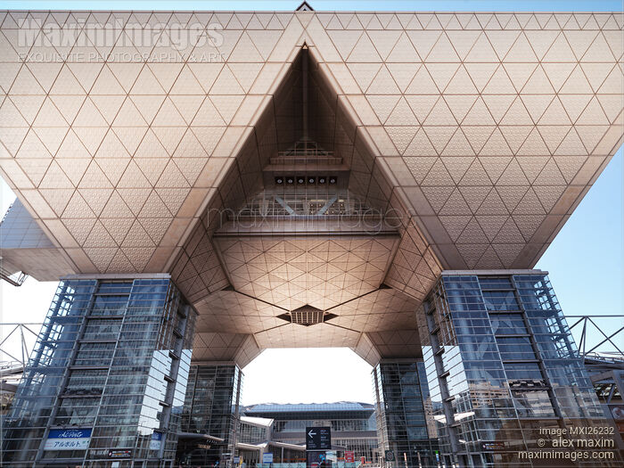 Tokyo Big Sight Conference tower Stock photo of Tokyo Big Sight Conference tower Buy commercial use license at MaximImages