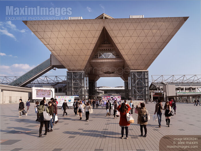 Stock photo of Tokyo Big Sight Exhibition Center during Anime Japan Buy commercial use license at MaximImages