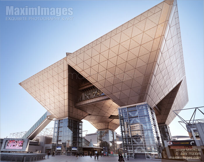 Stock photo of Tokyo Big Sight Exhibition Center in Japan Buy commercial use license at MaximImages