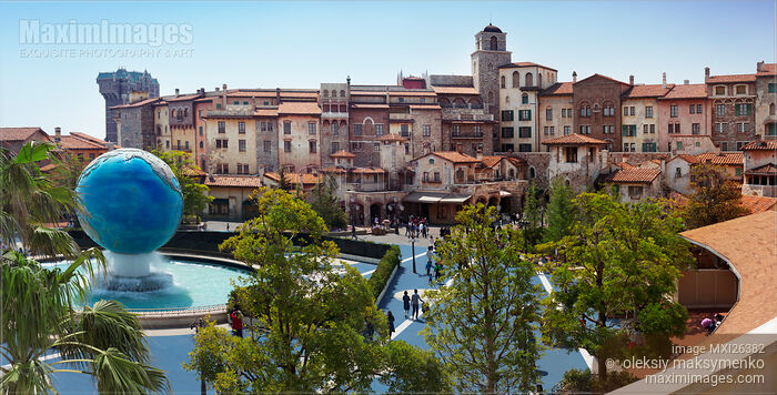 Stock photo of Tokyo Disneysea theme park entrance Buy commercial use license at MaximImages