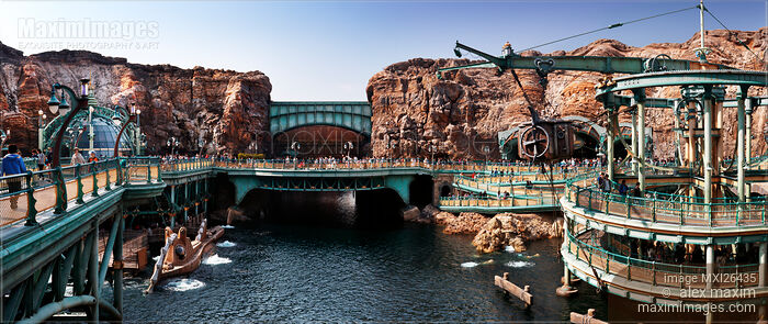 Stock photo of Tokyo Disneysea theme park Mysterious Island Buy commercial use license at MaximImages