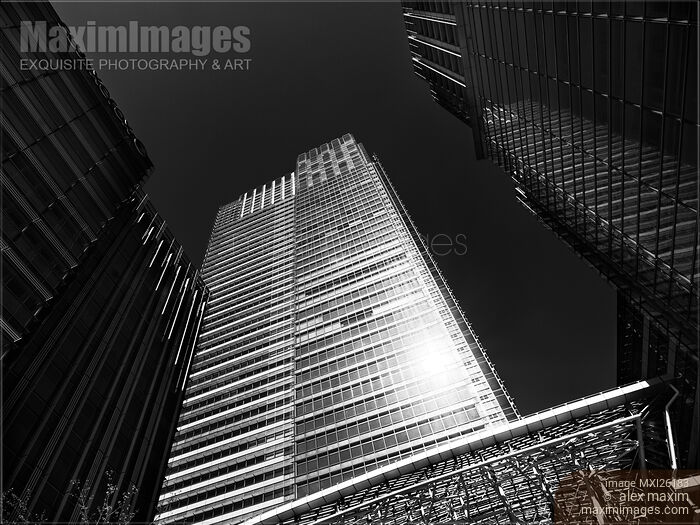 Tokyo Midtown complex in Japan Black and white Stock photo of Tokyo Midtown complex in Japan Black and white Buy commercial use license at MaximImages