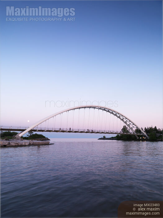 Toronto The Humber River Arch Bridge Stock photo of Toronto The Humber River Arch Bridge Buy commercial use license at MaximImages