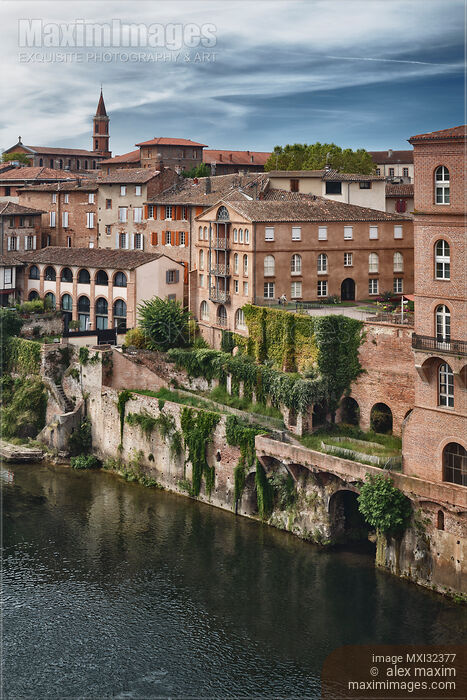 Stock photo of Town of Albi Southern France Beautiful historic architecture Buy commercial use license at MaximImages