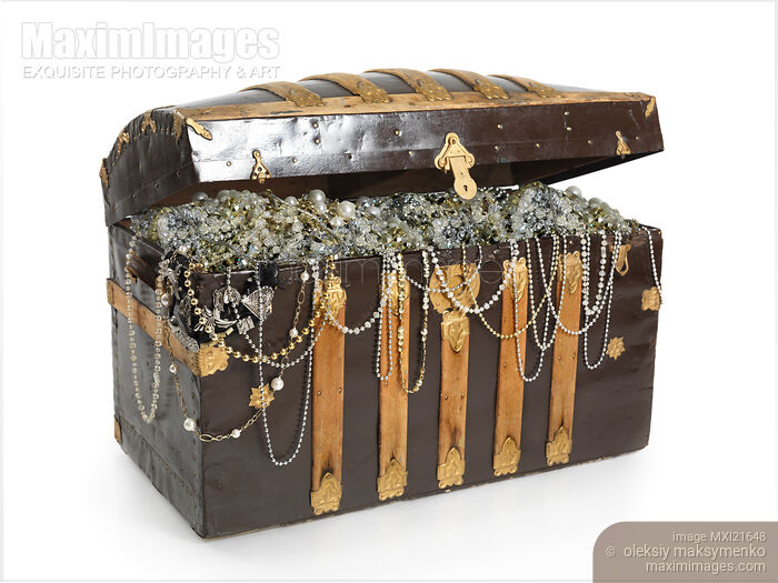 Stock photo of Treasure Chest Buy commercial use license at MaximImages