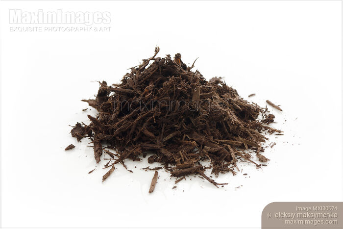 Stock photo of Tree bark mulch closeup Buy commercial use license at MaximImages